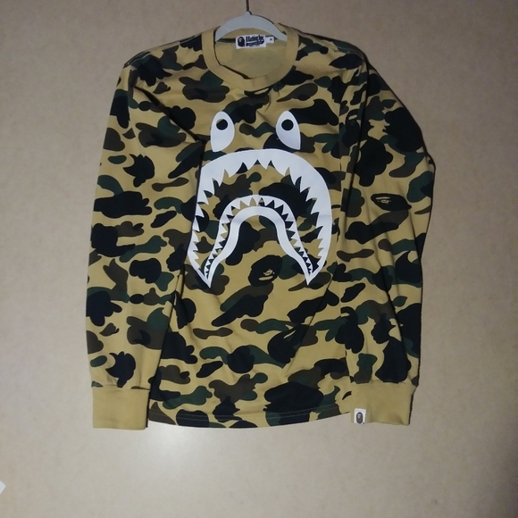 bape shark long sleeve